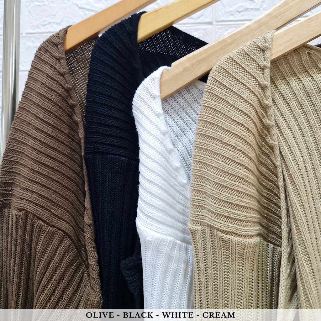 4302 riri crop knit cardigan outer