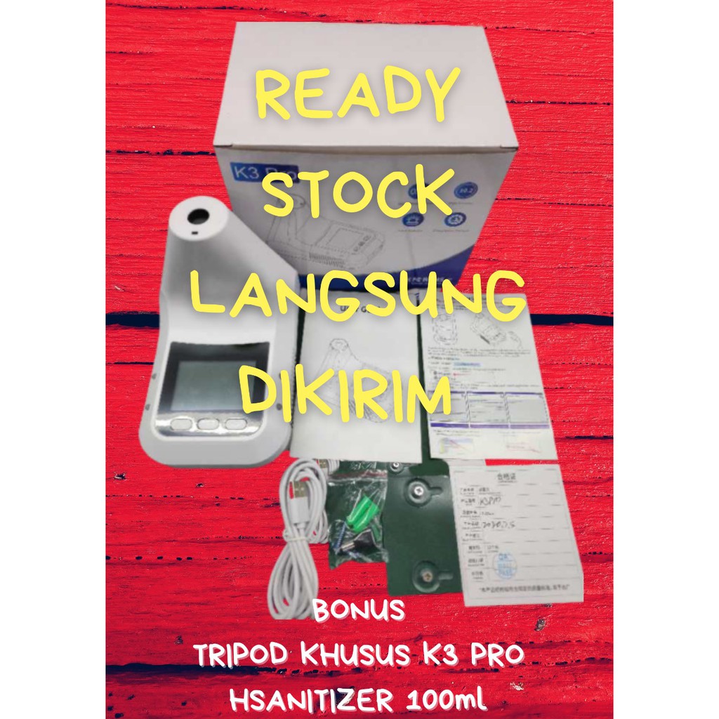 THERMOMETER INFRARED OTOMATIS DINDING/STAND - K3 PRO THERMOMETER