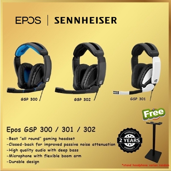 Epos Sennheiser GSP300 Gaming Headset Epos GSP300 GSP 300