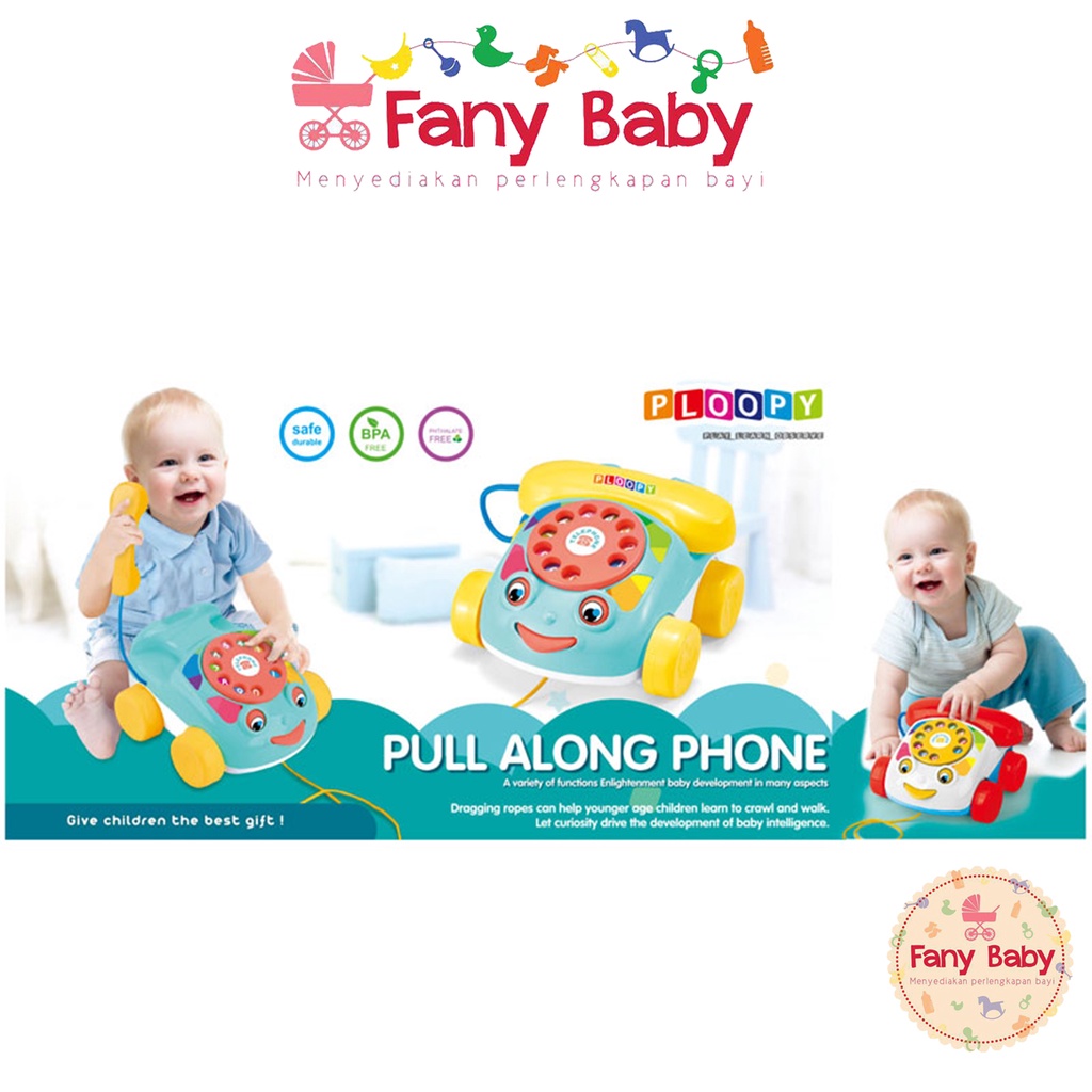 PLOOPY PULL ALONG PHONE 9M+ PP21162