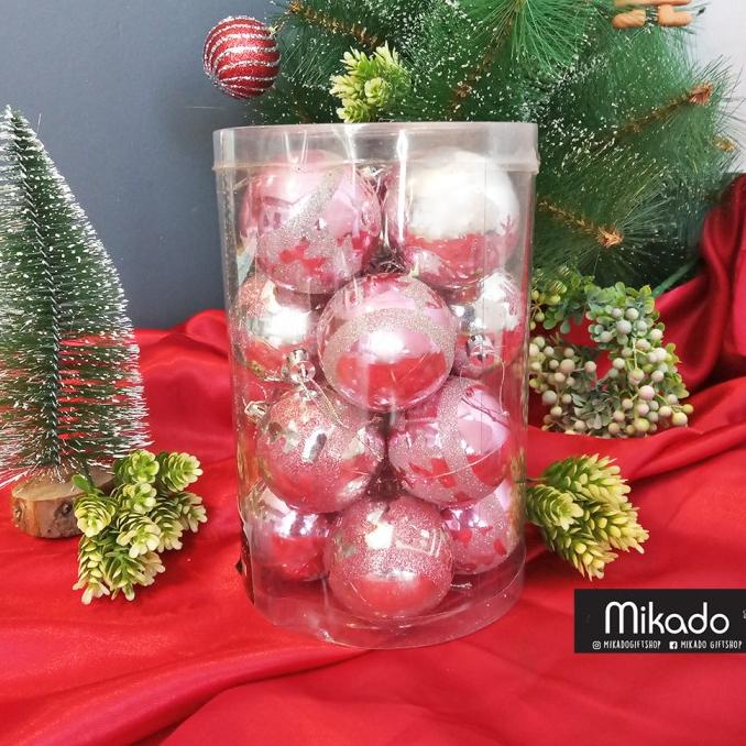 

[PROMO SPESIAL] BOLA NATAL 6CM / HIASAN POHON NATAL / CHRISTMAS BALLS