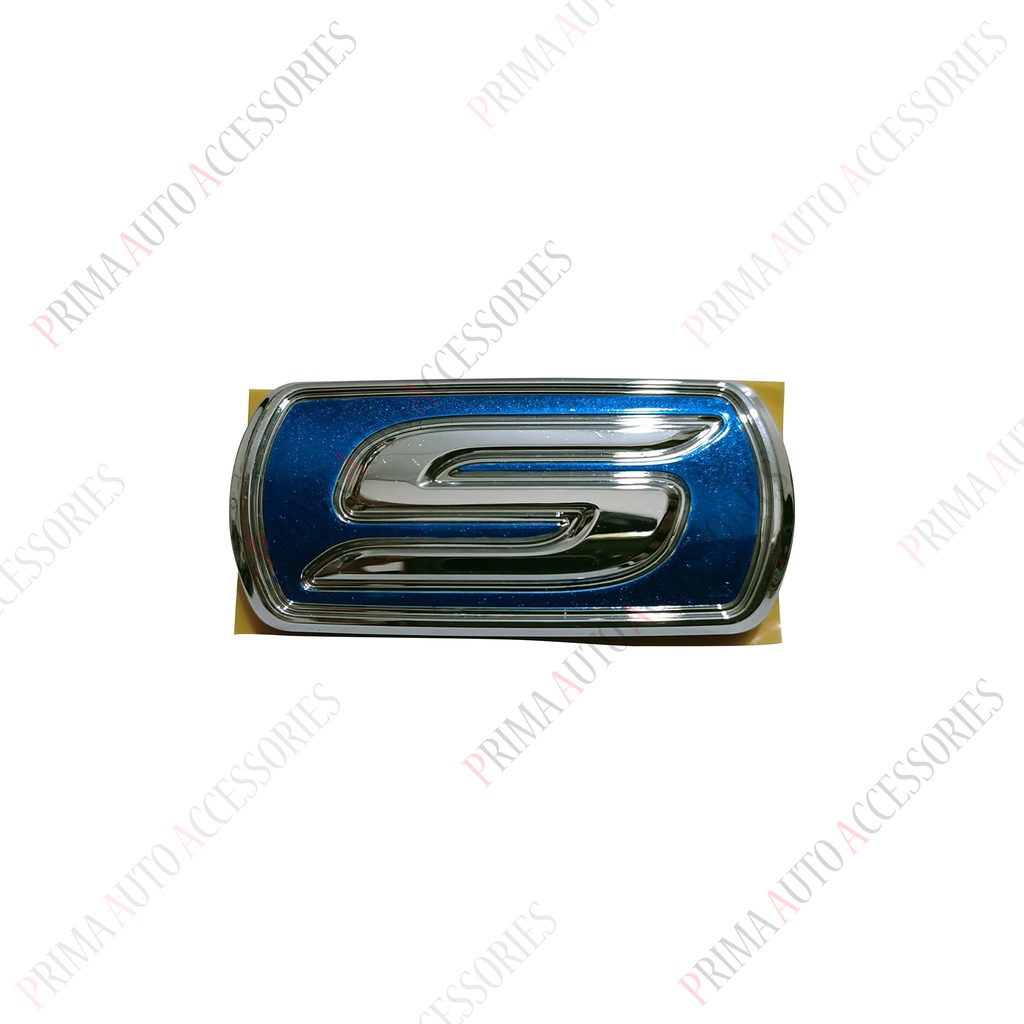 Logo Emblem Mobil Avanza huruf S Biru