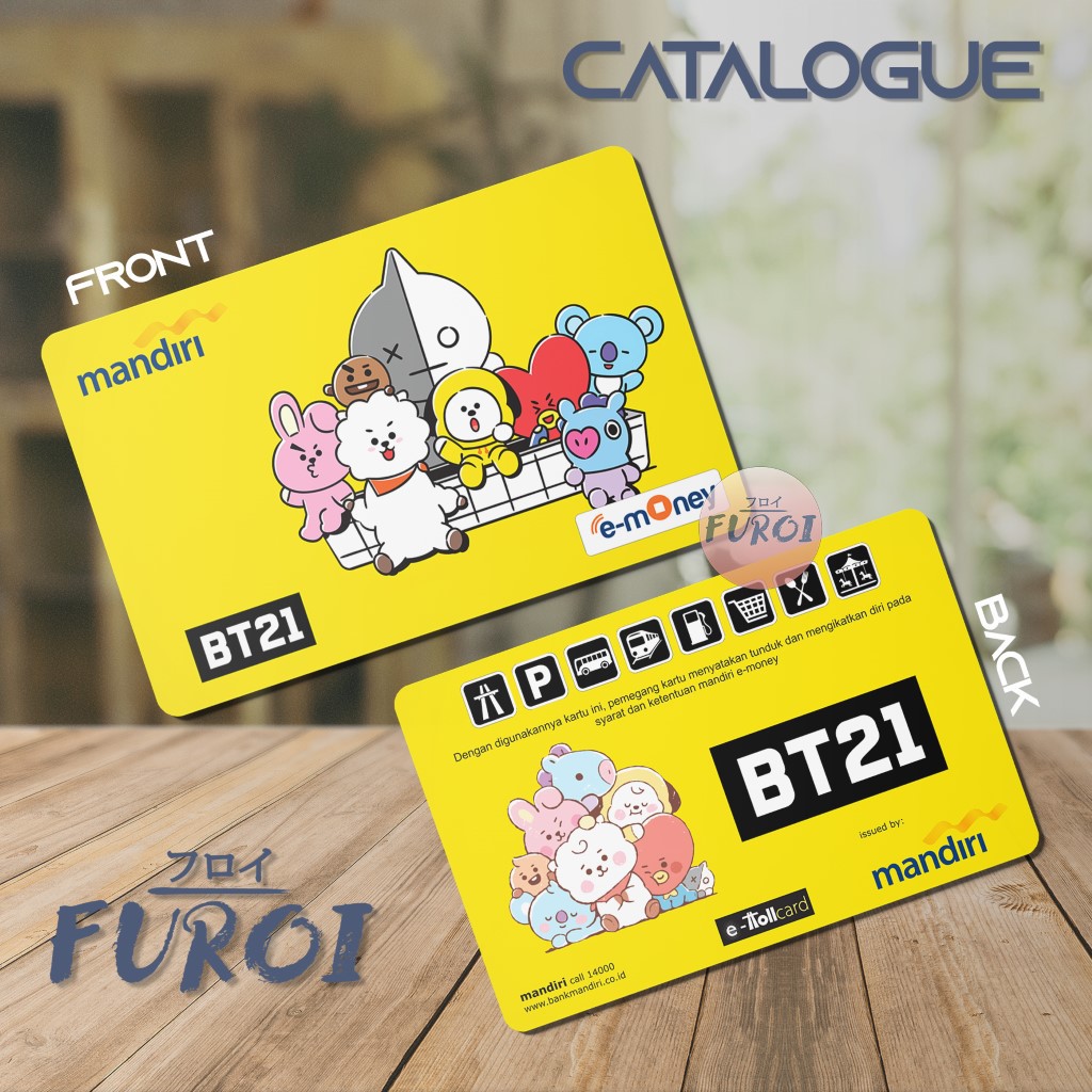 Custom Flazz BCA | Custom Emoney Mandiri | BT21 | Bathtub
