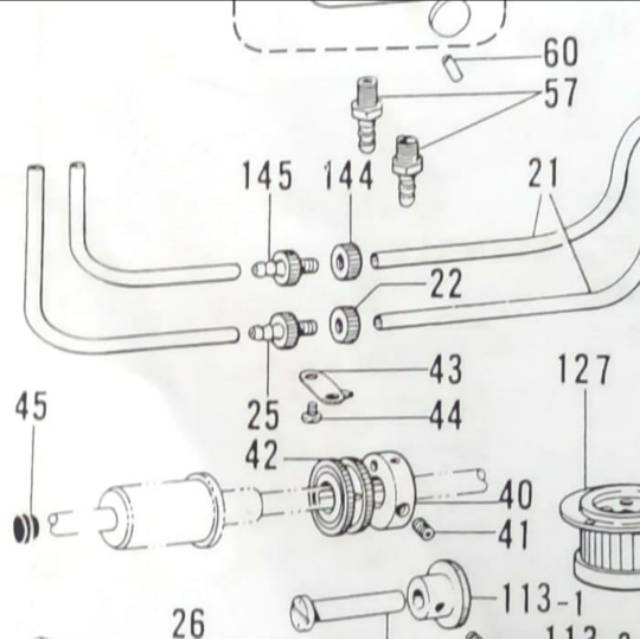 Nut Dan Oil Tube Joint Brother LH4-B814 142750002 Dan 142748002