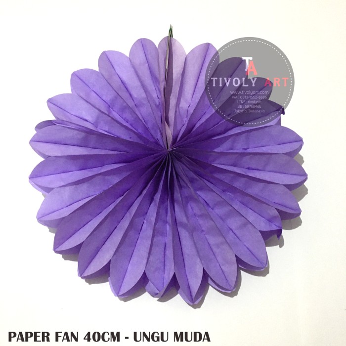 

Paper Fan 40 Cm - UNGU MUDA Termurah