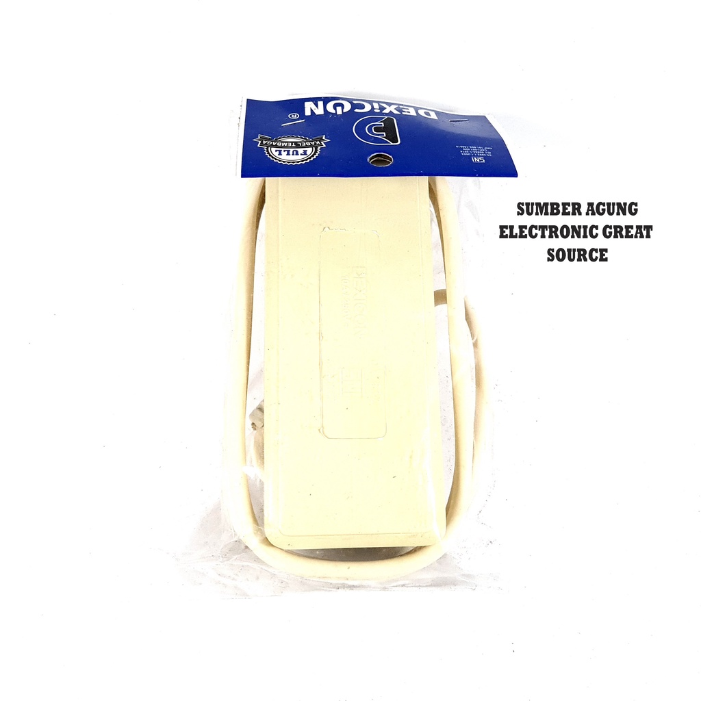 Dexicon Olor Listrik Jeglong Lubang Dua U2 Kabel 1.5M Arde Berkualitas