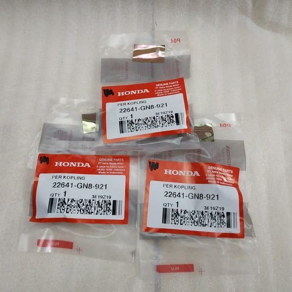 ORIGINAL AHM PER KAMPAS KOPLING GANDA SET HONDA GRAND LEGENDA SUPRA X 100 PRIMA ISI 3 PCS