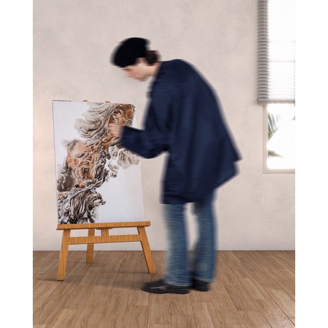 Easel High 110 - Easel Lukis Kanvas Kayu