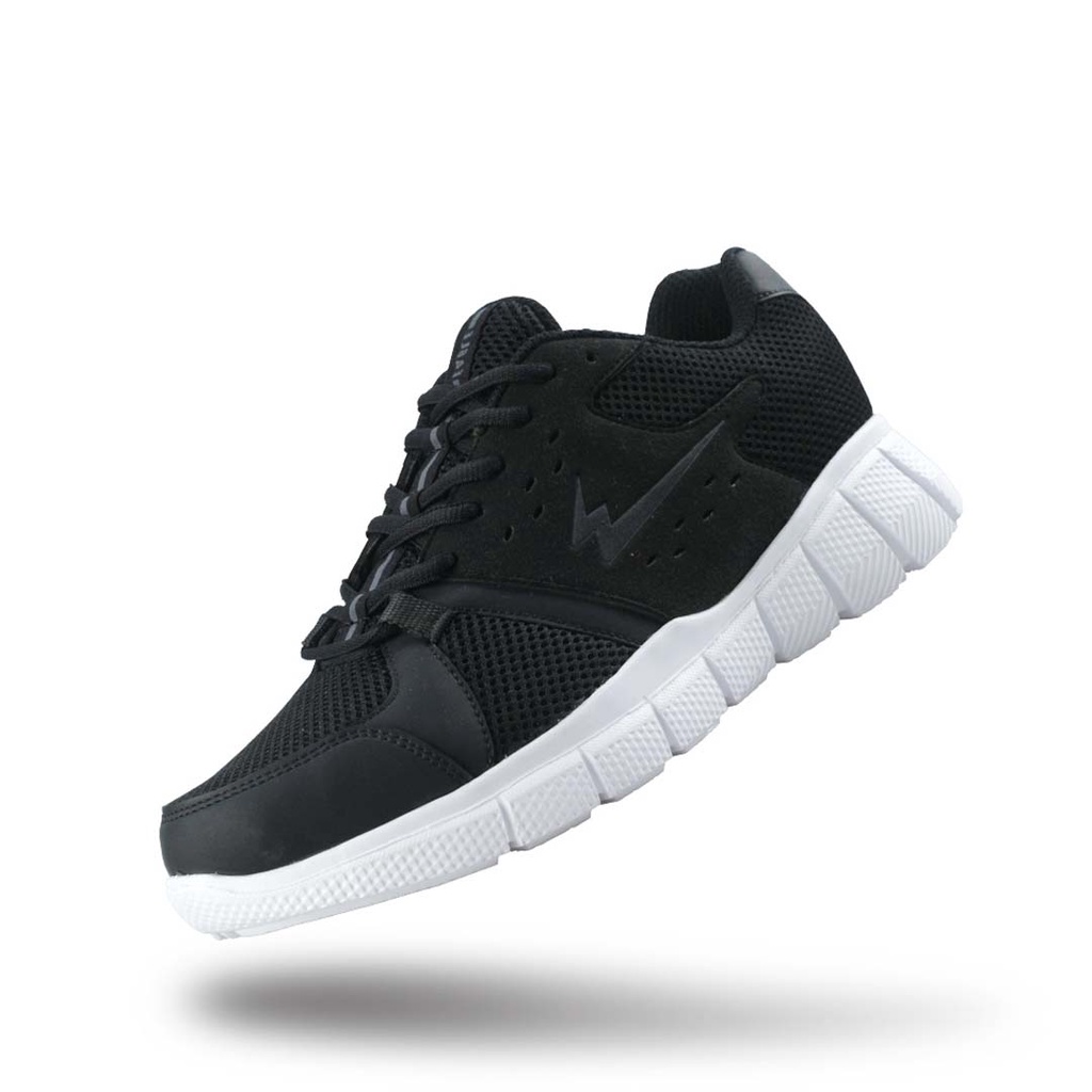 Sepatu Eagle Guardian Black White Shoes Running Original Only Limited