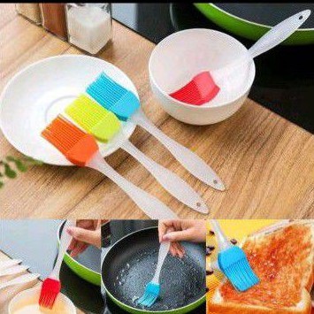 Kuas Silicone Masak Kue Kuas Mentega Barbeque Silikon Anti Panas