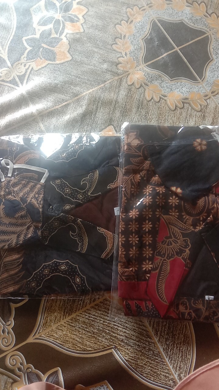 Parang Merah Kemeja Batik Pria Lengan Panjang Lapis Furing Katun Primisima Batik Solo