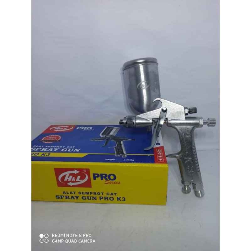 Bisa Bayar Ditempat (cod) - Spray Gun Tabung Atas Semprot Cat Air K3 R3 H&l