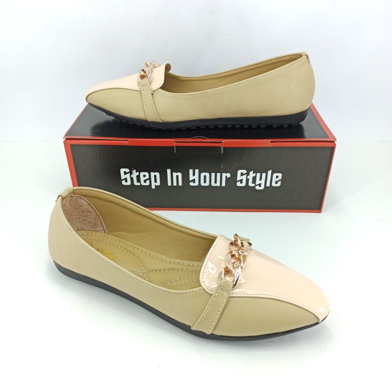 Sepatu Flatshoes Wanita Ballerina Andis YS03