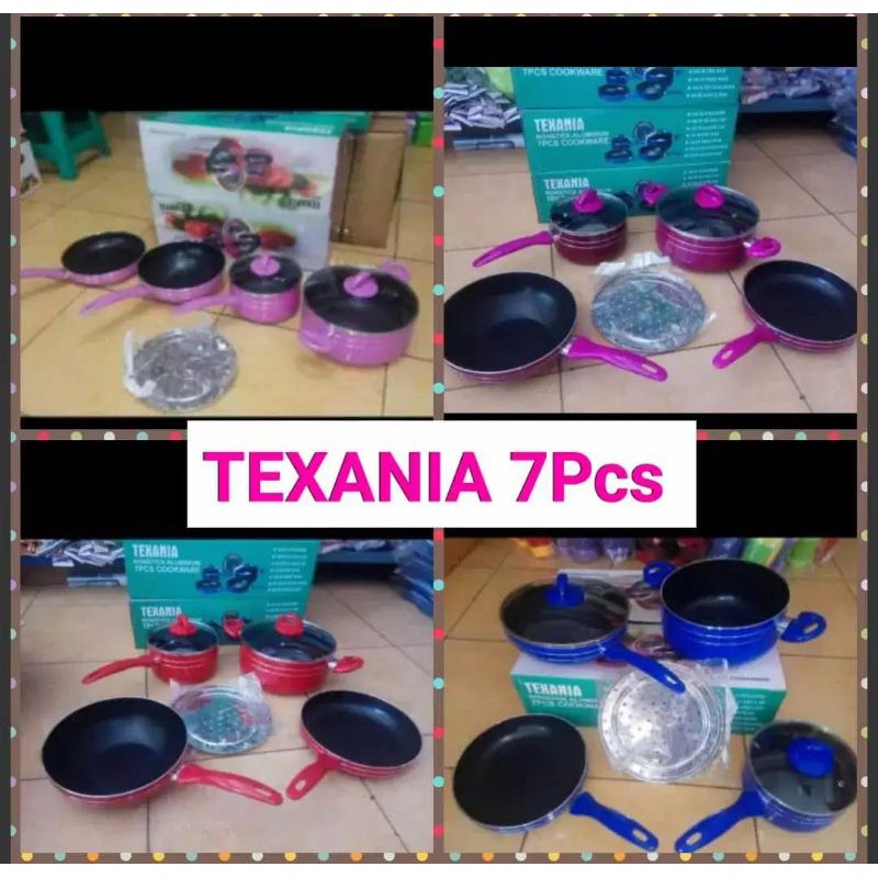 PANCI /PENGGGORENGAN TEXANIA 7 SET