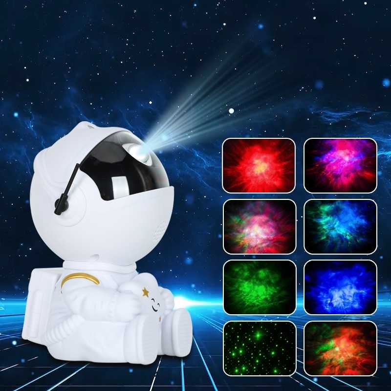 LASER STAGE LIGHTING Lampu Sorot Astronaut Lampu Panggung Proyektor Laser LED