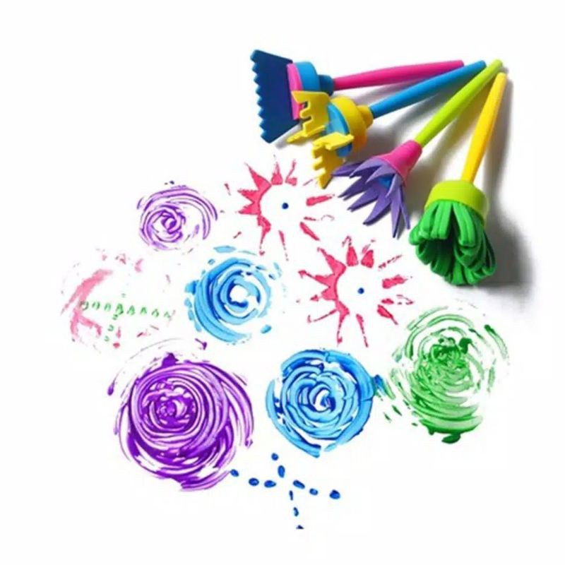 Spons Brush / Spons Lukis / Kuas Putar