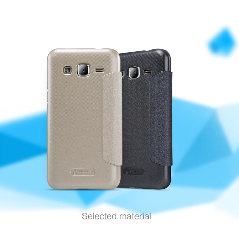 Nillkin Sparkle Series New Leather case for Samsung Galaxy J2 J200F J200G