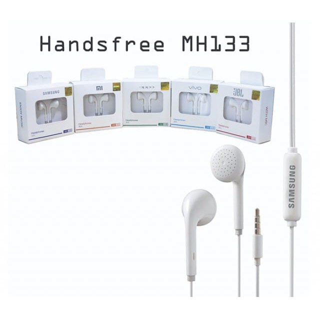 [NEW] HEADSET/HANDSFREE MH133 BRAND SAMSUNG/OPPO/VIVO/XIAOMI