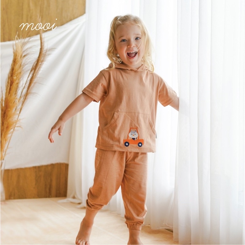 Mooi Hoodie Set/Setelan anak