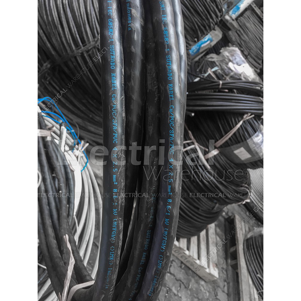 Kabel NYFGBY 4x2.5mm2 SUTRADO ( NYF GBY 4x2.5mm 4x2.5 mm 4 x 2.5 mm2 )