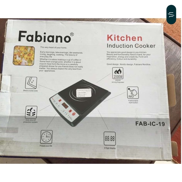 Fabiano induction cooker