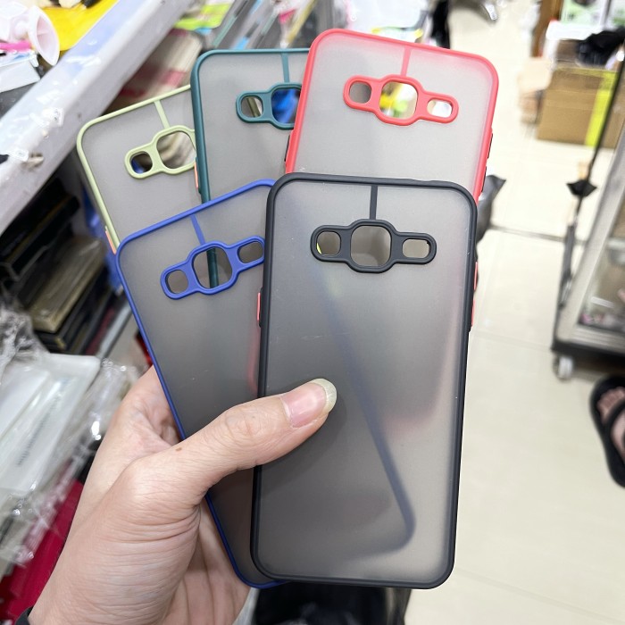 SAMSUNG J3 PREMIUM BUMPER HYBRID DOVE CASE BAHAN ANTI PECAH