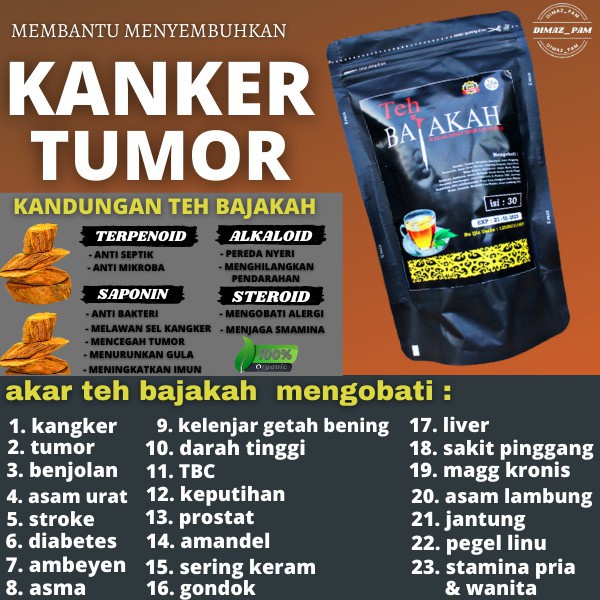 

TEH BAJAKAH ASLI KALIMANTAN AKAR BAJAKAH ASLI KAYU BAJAKAH ORIGINAL