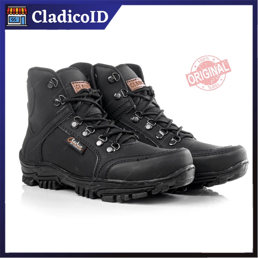 Sepatu Boots Safety Ujung Besi Pria Kerja Lapangan Proyek Outdoor Bagus Mendaki Gunung Sefty Tracking Original Murah