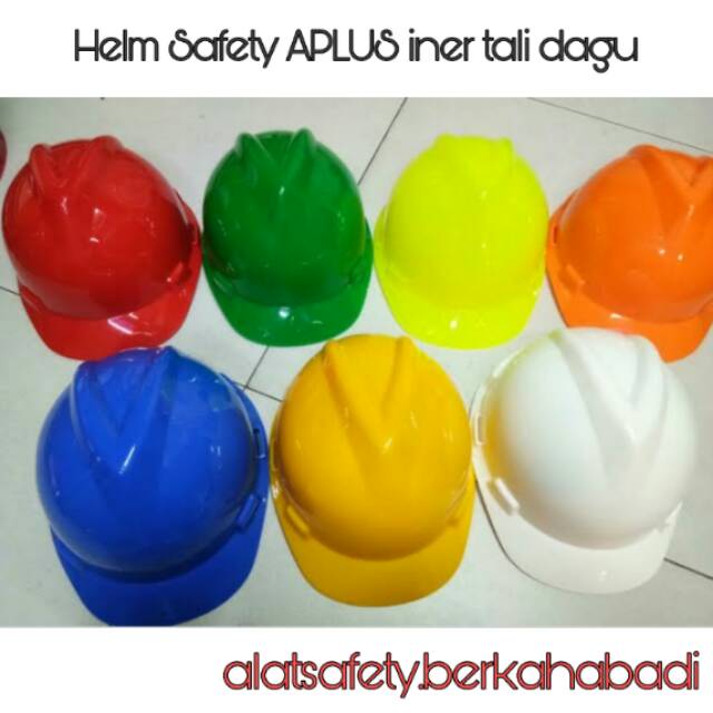 Helm Safety Proyek Aplus SNI / Helm Pekerj / Safety Helm Neon Aplus SNI