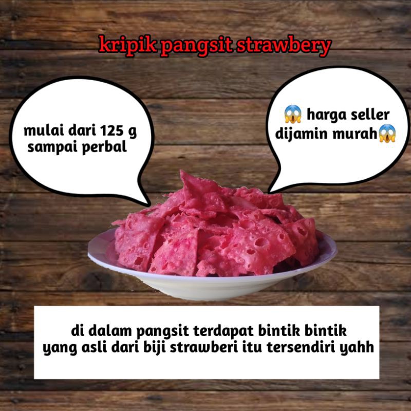 

SNACK STRAWBERI 1KG||SNACK MURAH||PANGSIT STRAWBERI