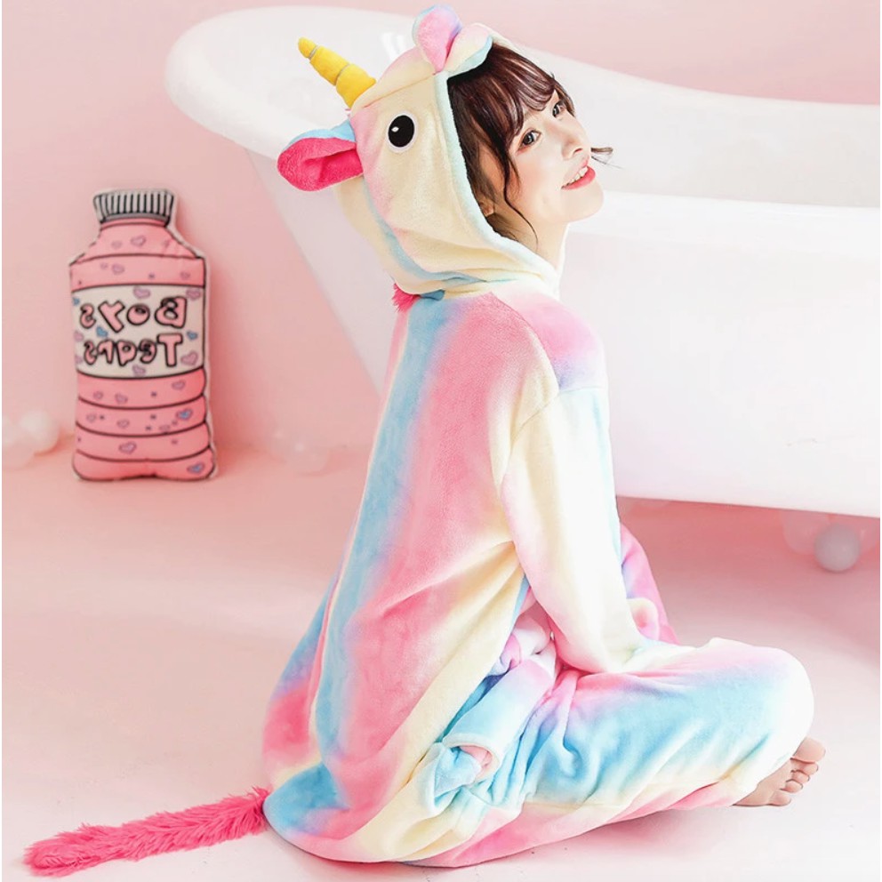 ONESIE UNICORN NEW STAR COSMIC AURORA KARAKTER PIYAMA KOSTUM COSPLAY DEWASA