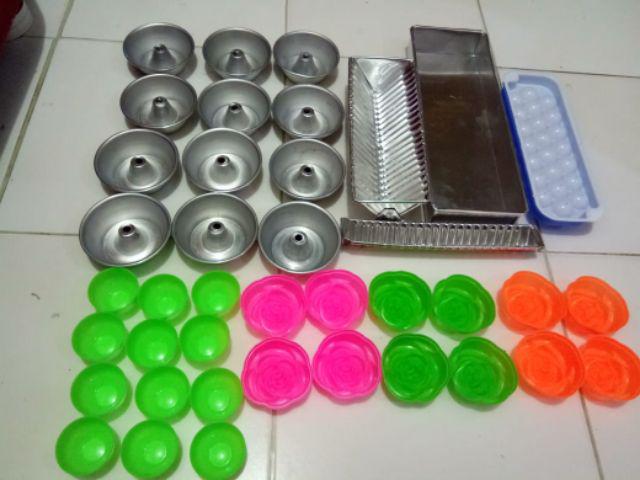 Cetakan Bolu Puding Mawar Per Lusin