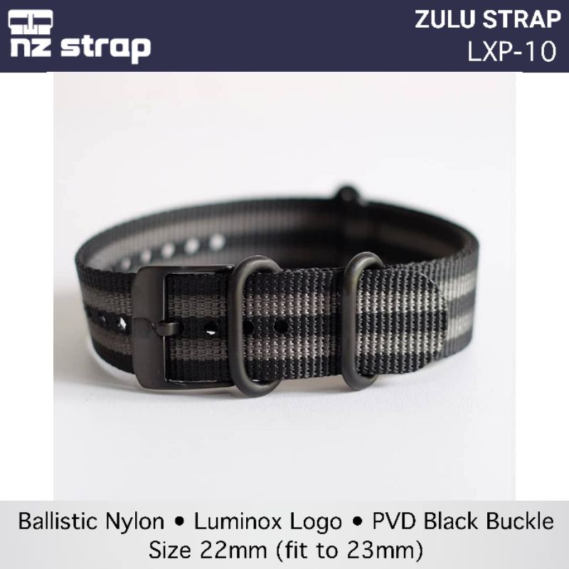 [LXP-10] Tali Jam Tangan Nylon Luminox After Market Zulu Strap Watch (Bond Series)