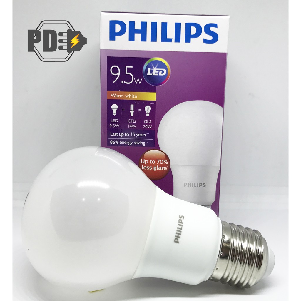 Lampu LED Philips 9.5Watt Kuning