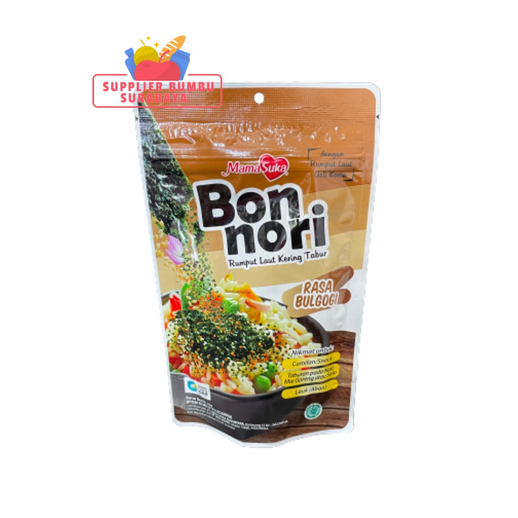 Mamasuka - Bon Nori Gim Bori Rumput Laut Kering Tabur 60g