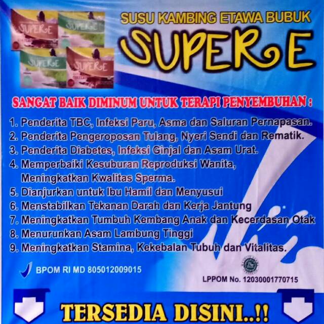 

SUSU KAMBING SUPER E ETAWA