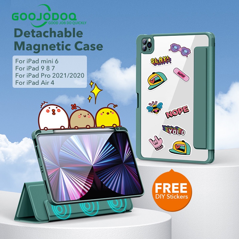 GOOJODOQ Detachable Acrylic Case For Ipad