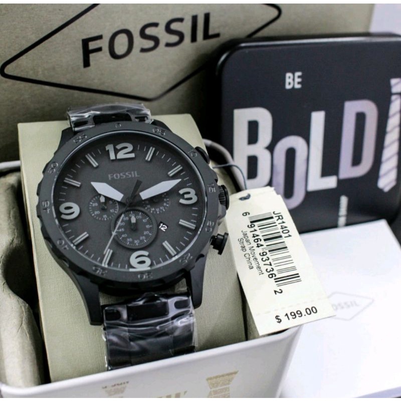 JAM TANGAN FOSSIL 1401  PRIA ORIGINAL GARANSI 2 TAHUN FS1401