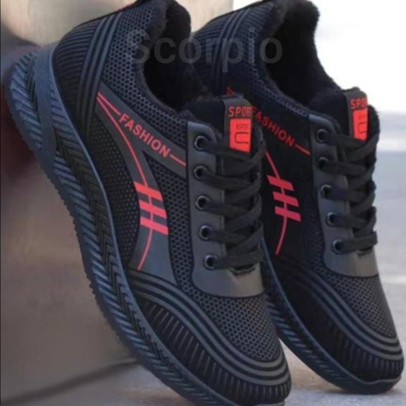 Sepatu Pria Sneakers Olahraga Slip On Casual Tanpa Tali Original - Abu 9Ss Sepatu Olahraga Pria Cowo