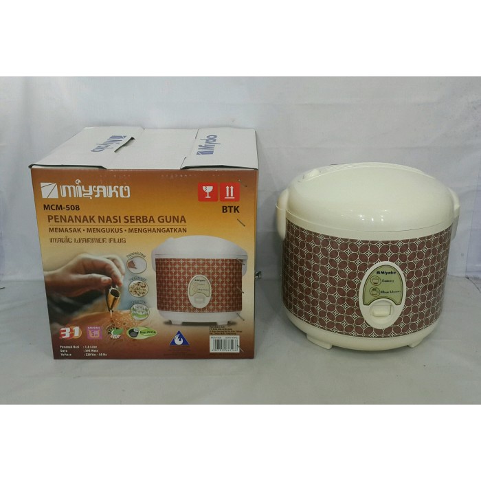 Miyako Magic Com Rice Cooker 3in1 1,8 Liter MCM 508  MCM508 Batik