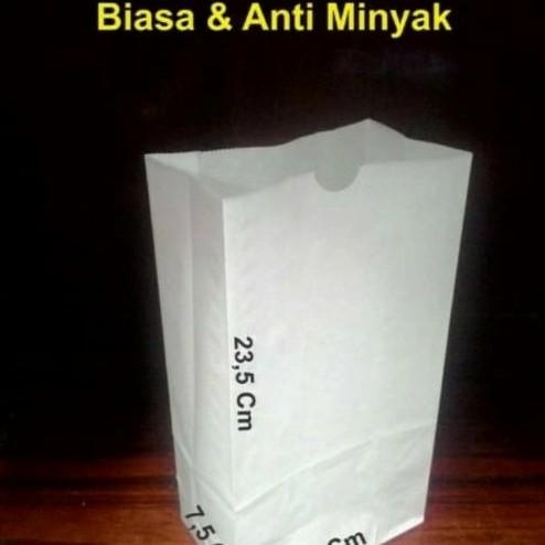 

Goodiebag Paper Bag Biasa (Bk) , Warna Putih Isi 100 Pcs