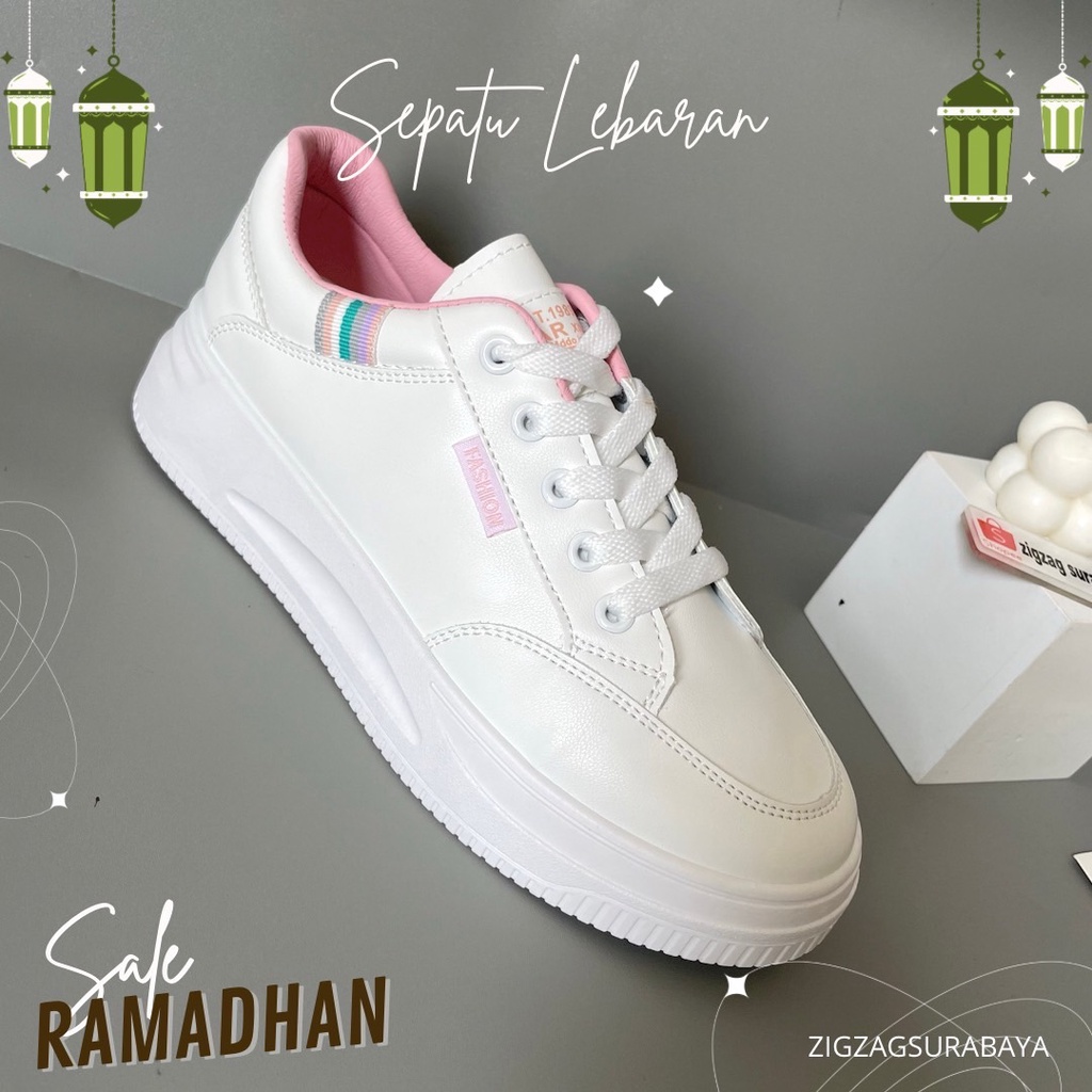 SPD369 SNEAKERS PUTIH KOREA IMPORT