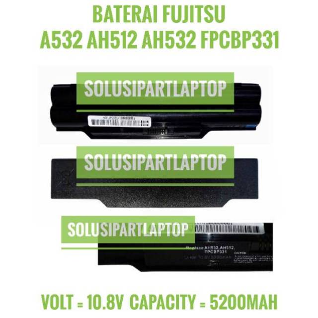 BATERAI FUJITSU A532 AH512 AH532 FPCBP331
