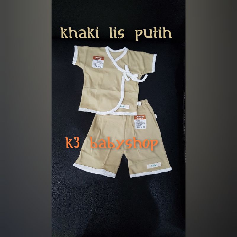 Setelan Pendek Aerilyn 0-3 bln dan 3-6bln baju kimono bayi piyama anak SNI