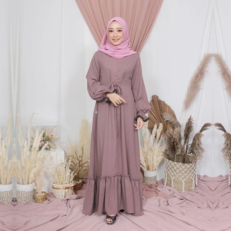 Gamis Remaja Polos Model Terbaru Kekinian 2021 Baju Gamis Wanita Murah 2021 Terbaru Super Kek Nm Shopee Indonesia