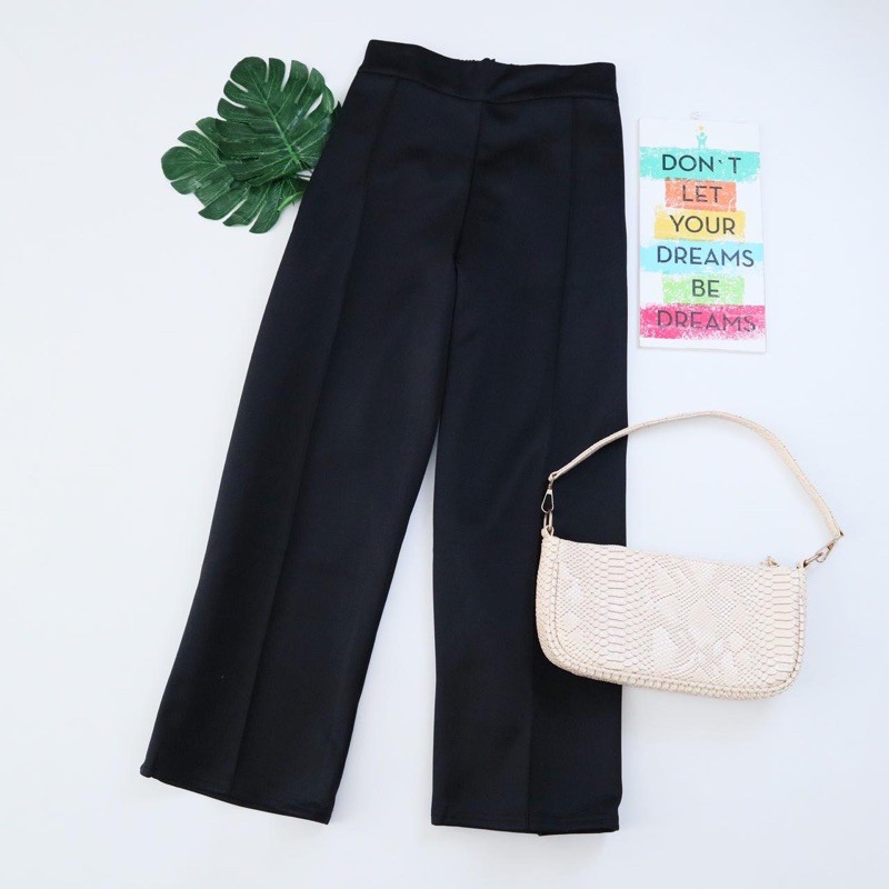 Jenny Bone Pants | Celana Cullote Wanita | Celana Kantor Premium Tebal Stretchy | Celana Kulot