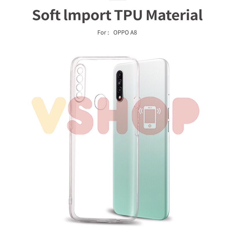 SOFTCASE TRANSPARAN OPPO A31 2020 - A8 2019 PREMIUM CLEAR SOFT CASE