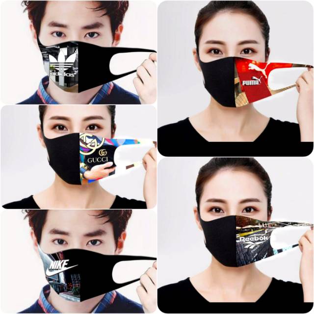 Ready Masker import siap kirim import bahan halus melar Keren dipakai / masker kain import