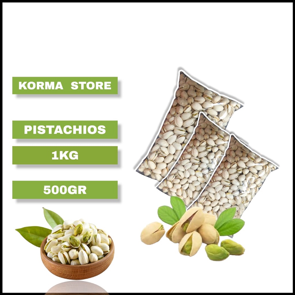 

kacang pistacio/fustuk 500gr