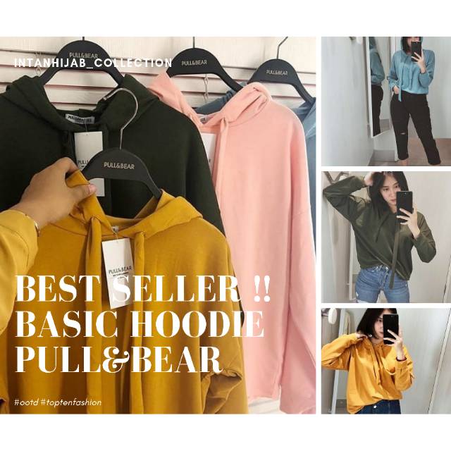 pull and bear basic hoodie